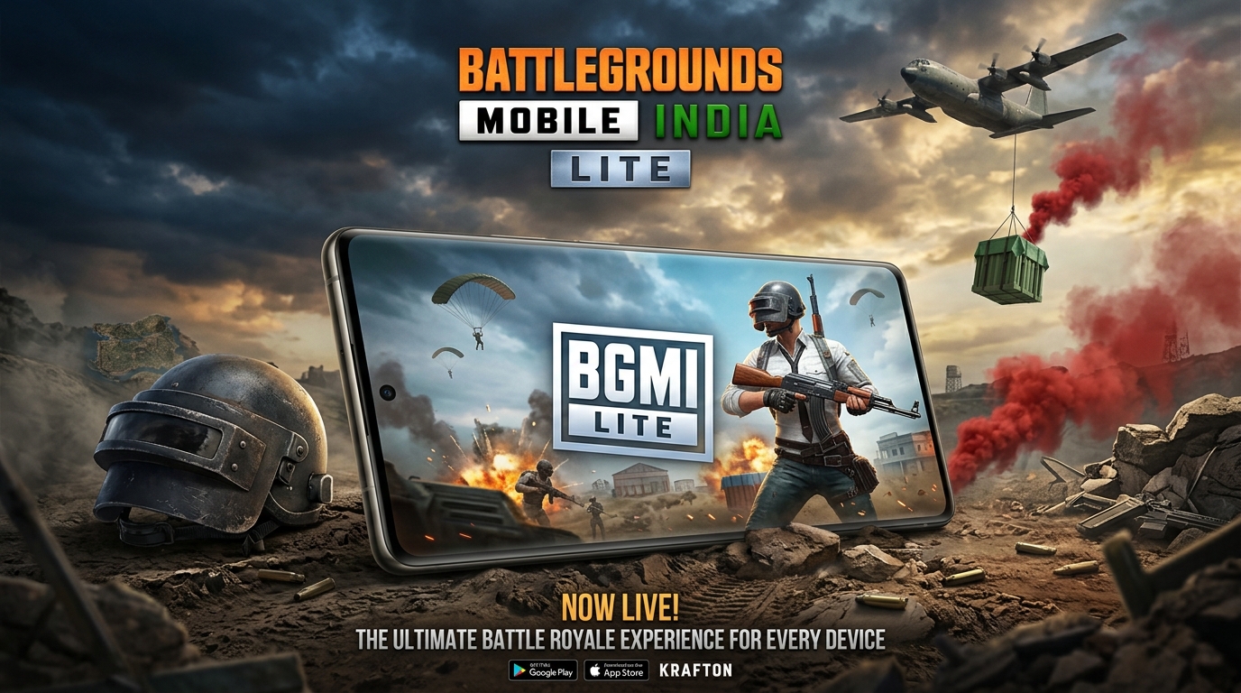 BGMI Lite official Krafton announcement banner